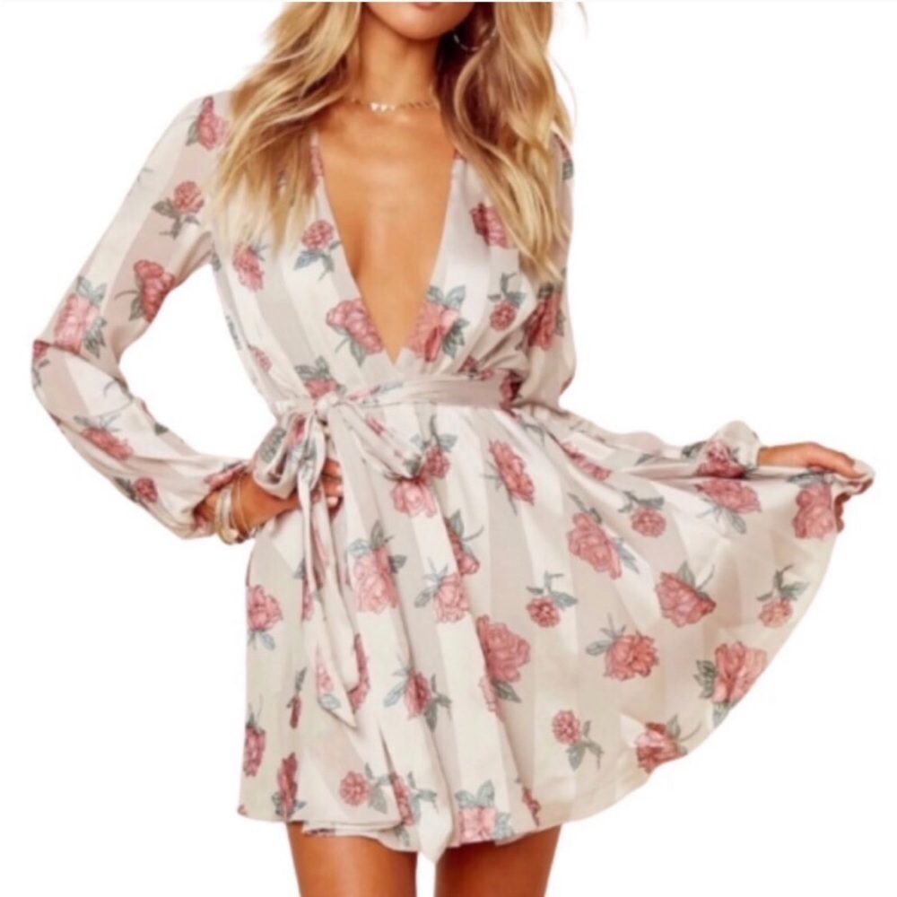 LOVERS + FRIENDS IVY DRESS IN
GARDEN FLORAL size m